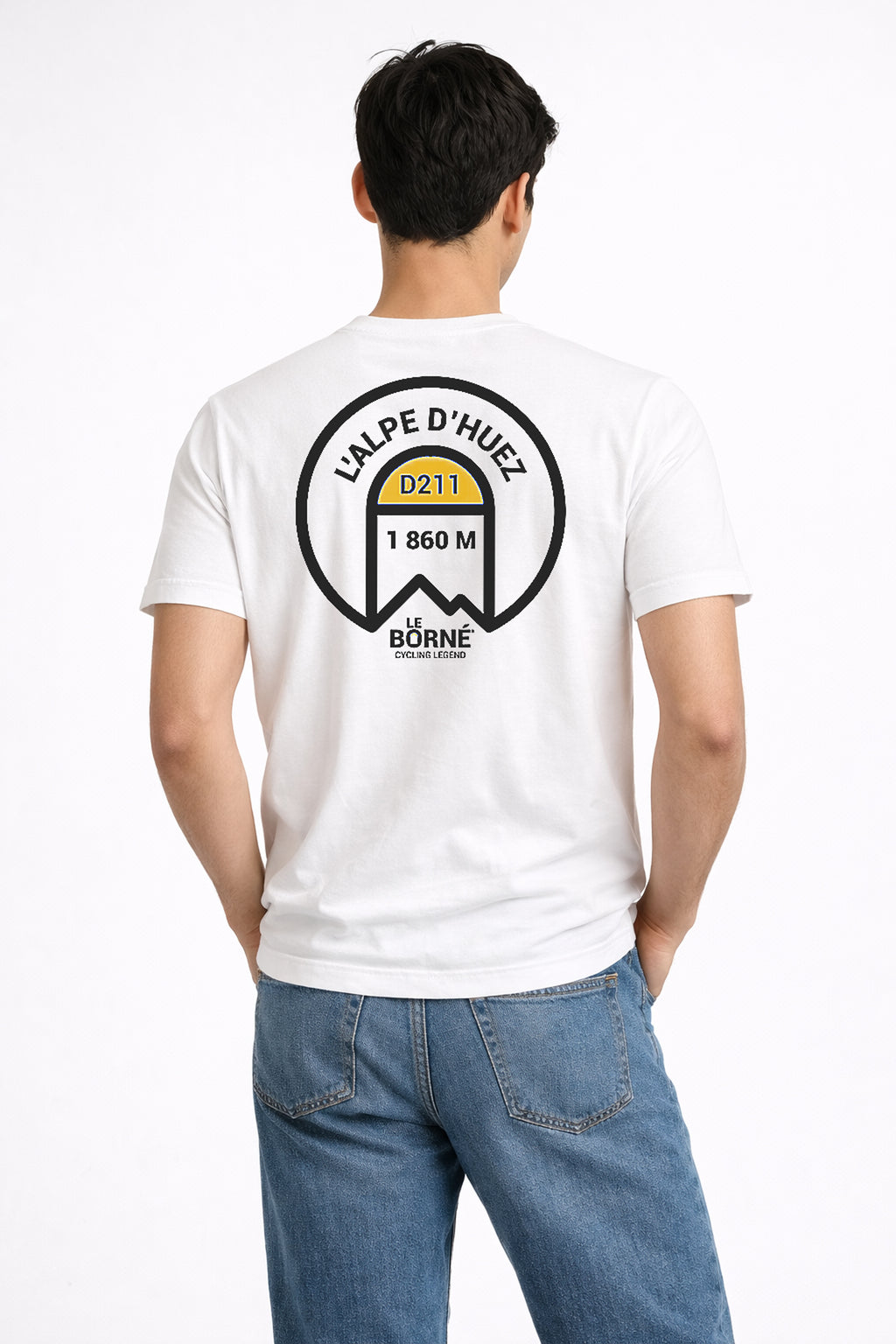 T-shirt cyclisme L'Alpe d'Huez - Le Borné