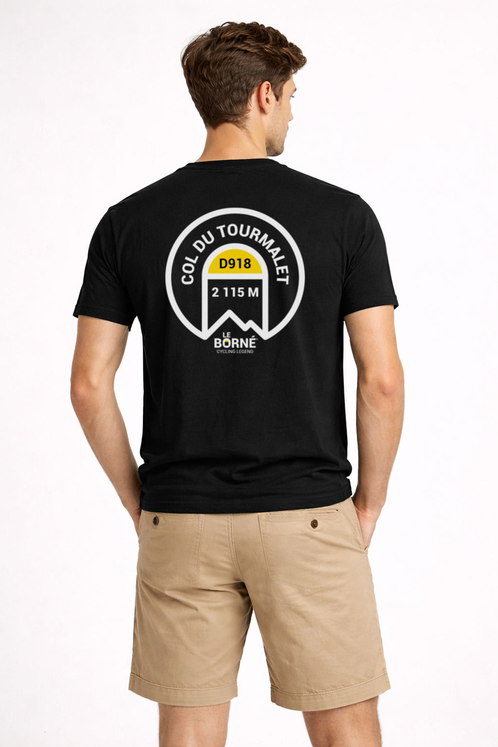 T-shirt cyclisme Col du Tourmalet - Le Borné