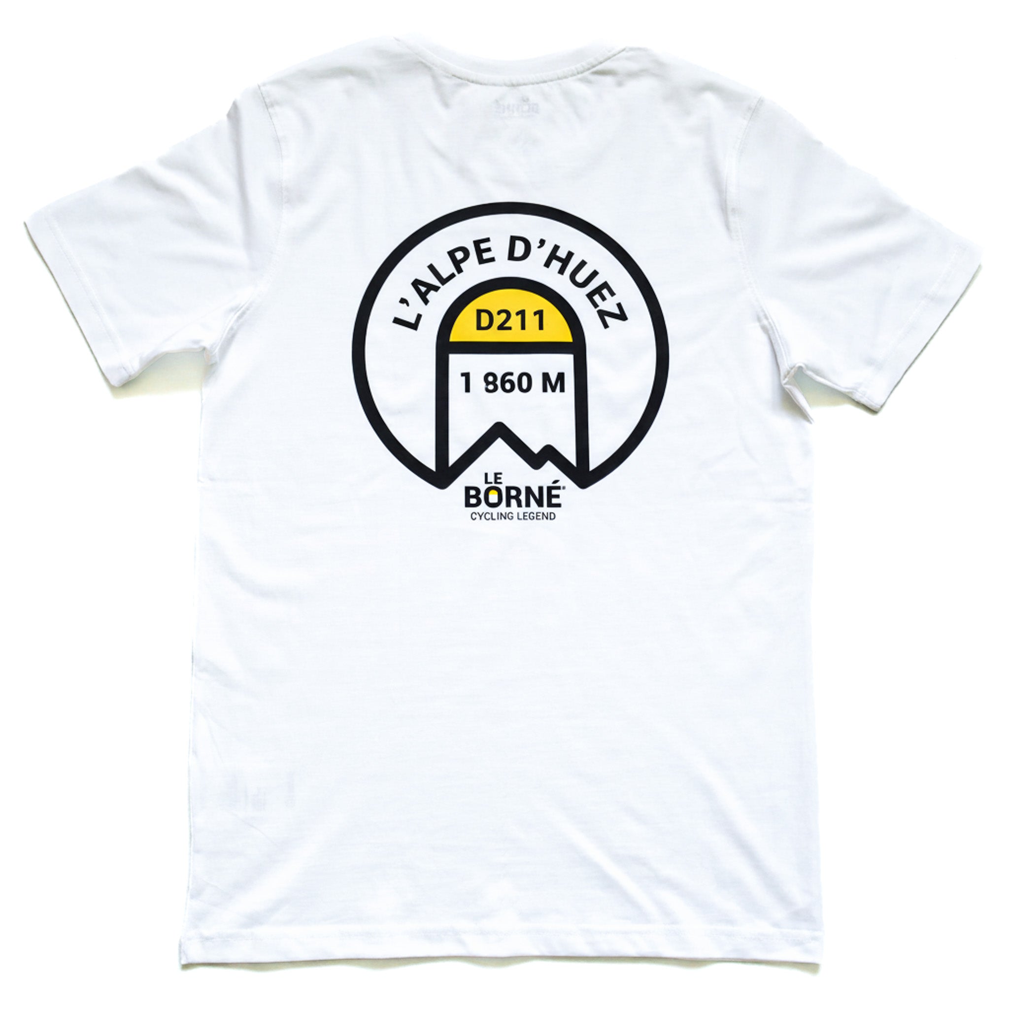 T-shirt cyclisme L'Alpe d'Huez - Le Borné