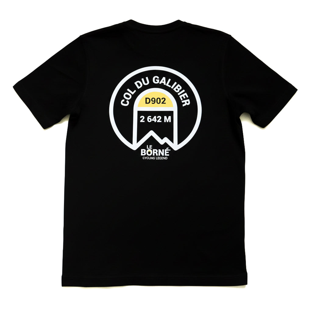 T-shirt cyclisme Col du Galibier - Le Borné