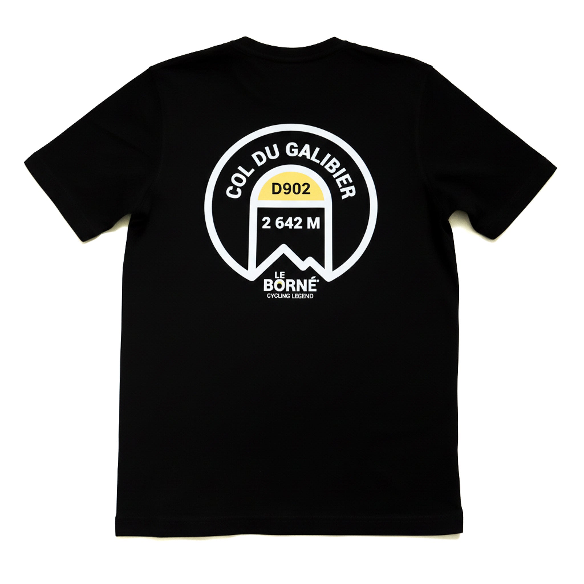 T-shirt cyclisme Col du Galibier - Le Borné