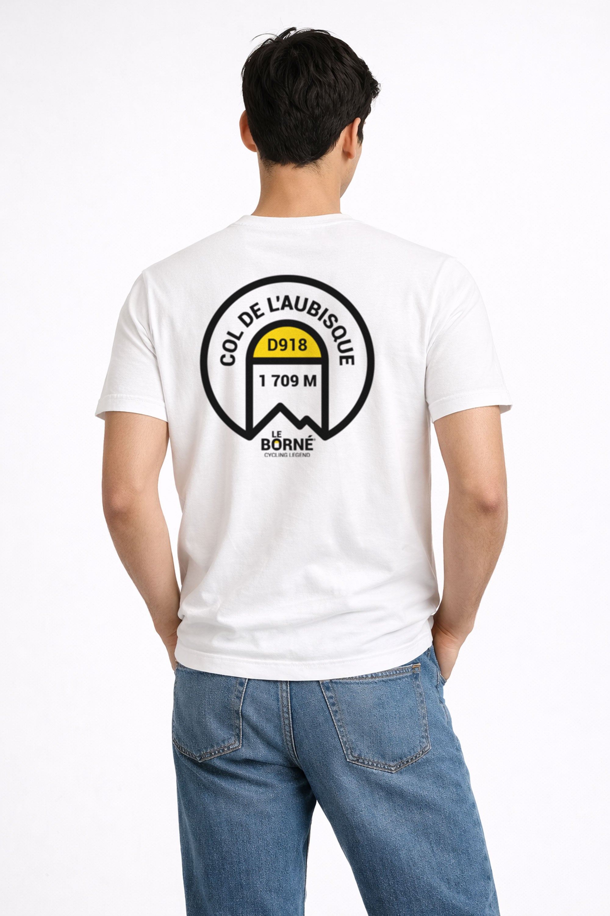 T-shirt cyclisme Col de L'Aubisque - Le Borné