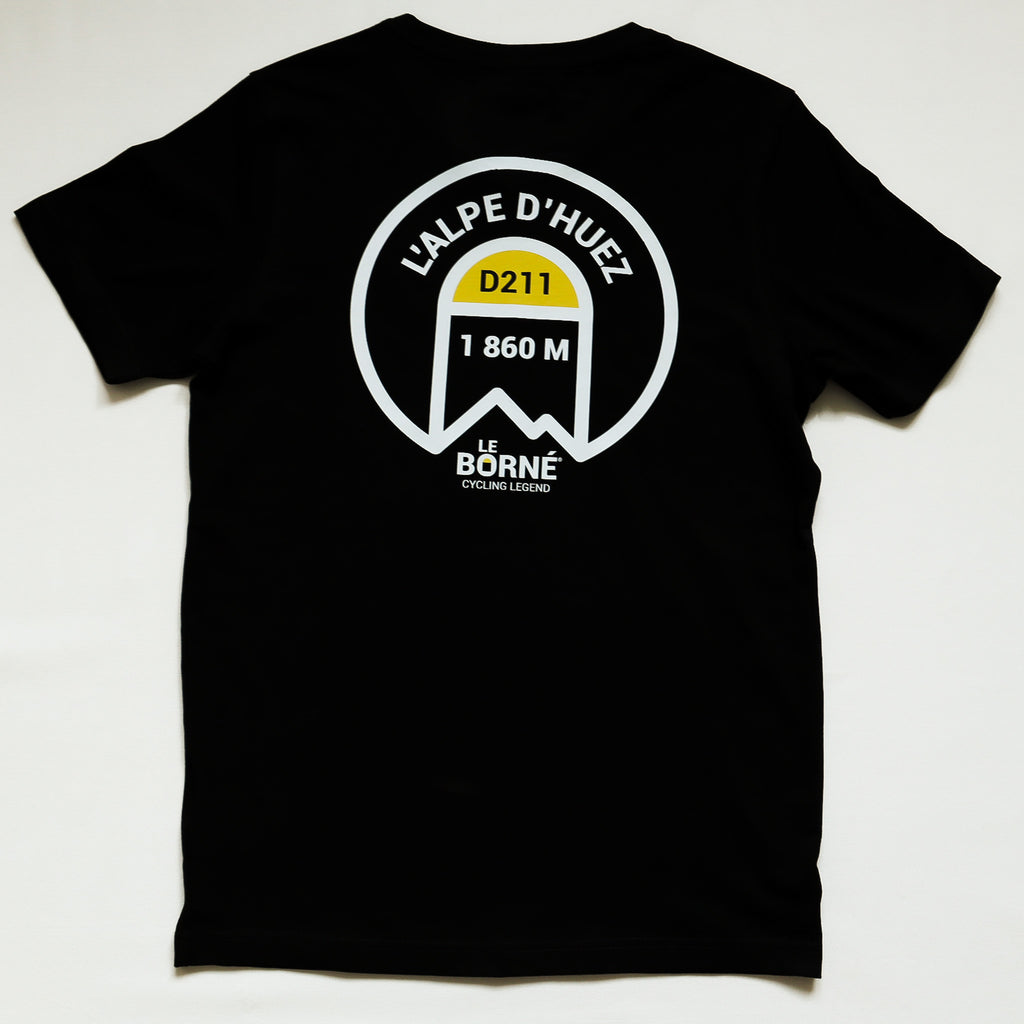 T-shirt cyclisme L'Alpe d'Huez - Le Borné