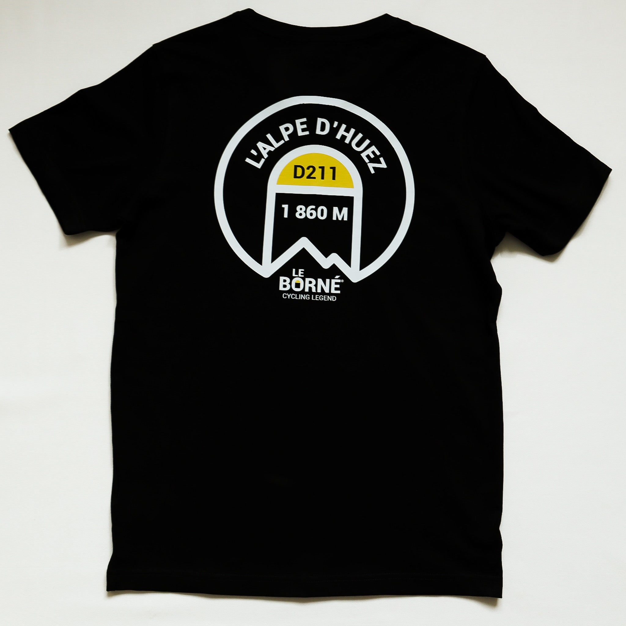 T-shirt cyclisme L'Alpe d'Huez - Le Borné